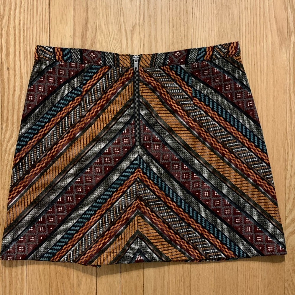 Embroidered Mini Skirt - Picture 2 of 5